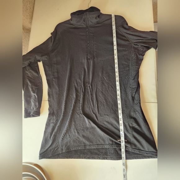 Patagonia Capilene Mens 1/4 Zip Pullover Sweater Black Size XXL. - Picture 8 of 8